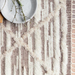 Loloi Khalid Ivory / Taupe Rug RUGS - wool Loloi