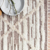 Loloi Khalid Ivory / Taupe Rug RUGS - wool Loloi