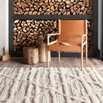 Loloi Khalid Ivory / Taupe Rug RUGS - wool Loloi