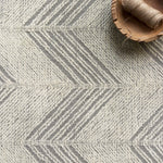 Loloi Kopa Grey / Ivory Rug RUGS - wool Loloi