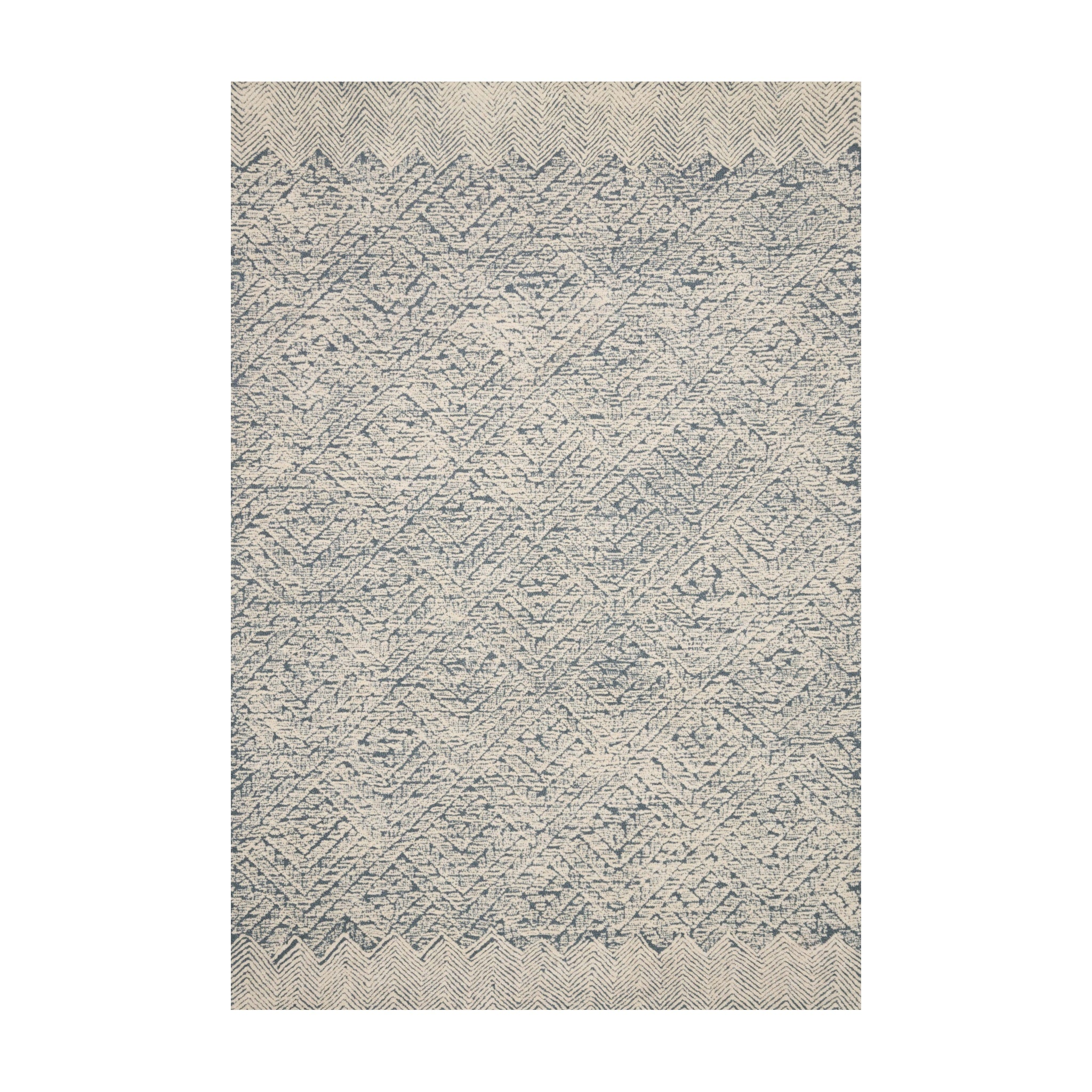 Loloi Kopa Blue / Ivory Rug RUGS - wool Loloi 18" x 18"