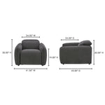 Eli Power Recliner Chair FURNITURE - lounge chair Moe's Furniture