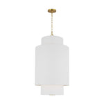 Sawyer Small Hanging Shade LIGHTING - pendant Visual Comfort Burnished Brass