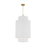 Sawyer Small Hanging Shade LIGHTING - pendant Visual Comfort Burnished Brass