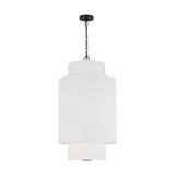 Sawyer Small Hanging Shade LIGHTING - pendant Visual Comfort Midnight Black