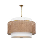 Sawyer Extra Large Hanging Shade LIGHTING - pendant Visual Comfort Blonde Rattan