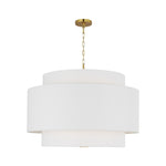 Sawyer Extra Large Hanging Shade LIGHTING - pendant Visual Comfort Burnished Brass