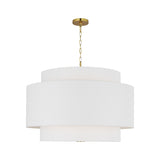 Sawyer Extra Large Hanging Shade LIGHTING - pendant Visual Comfort Burnished Brass