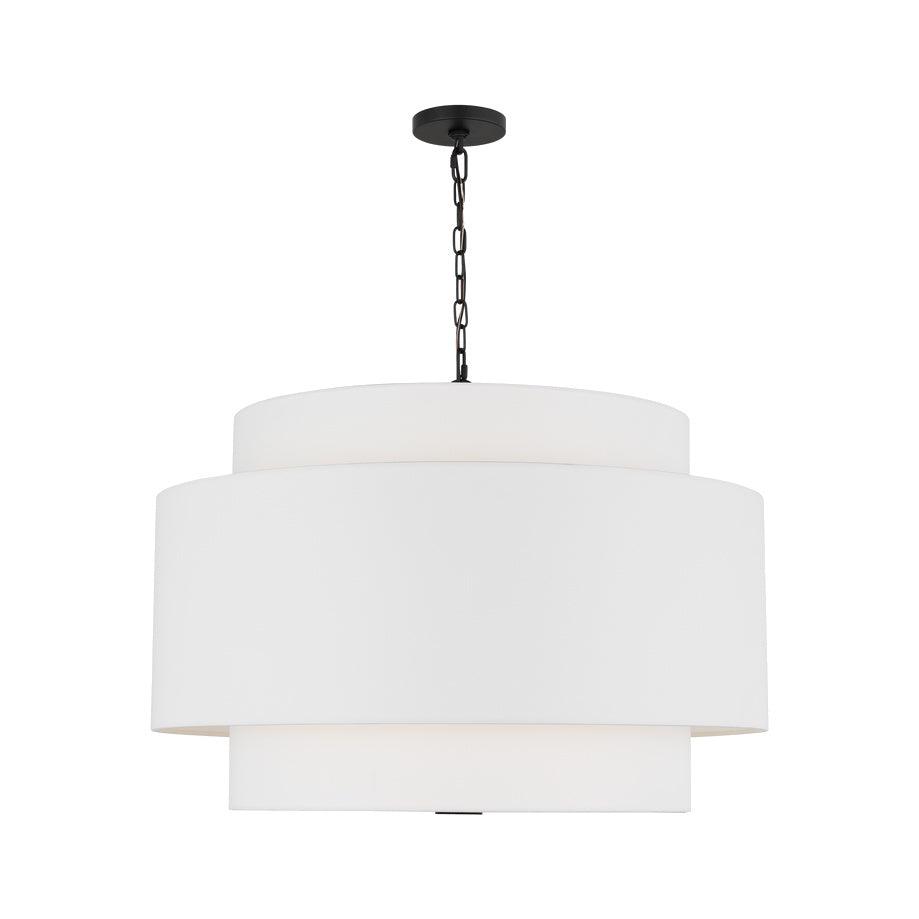 Sawyer Extra Large Hanging Shade LIGHTING - pendant Visual Comfort Midnight Black