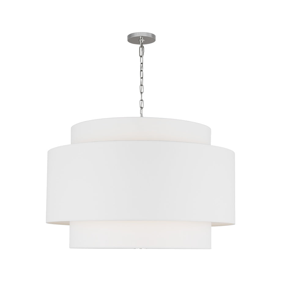 Sawyer Extra Large Hanging Shade LIGHTING - pendant Visual Comfort Polished Nickel