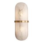Melange Pill Form Sconce LIGHTING - sconce Visual Comfort Antique-Burnished Brass