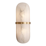Melange Pill Form Sconce LIGHTING - sconce Visual Comfort Antique-Burnished Brass