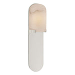 Melange Medium Elongated Pill Sconce LIGHTING - sconce Visual Comfort Polished Nickel