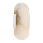 Melange 10" Elongated Sconce LIGHTING - sconce Visual Comfort Polished Nickel