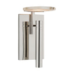 Melange Floating Disc Sconce LIGHTING - sconce Visual Comfort Polished Nickel