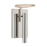 Melange Floating Disc Sconce LIGHTING - sconce Visual Comfort Polished Nickel