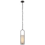 Melange Small Floating Disc Pendant LIGHTING - pendant Visual Comfort Bronze