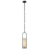 Melange Small Floating Disc Pendant LIGHTING - pendant Visual Comfort Bronze