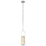 Melange Small Floating Disc Pendant LIGHTING - pendant Visual Comfort Polished Nickel