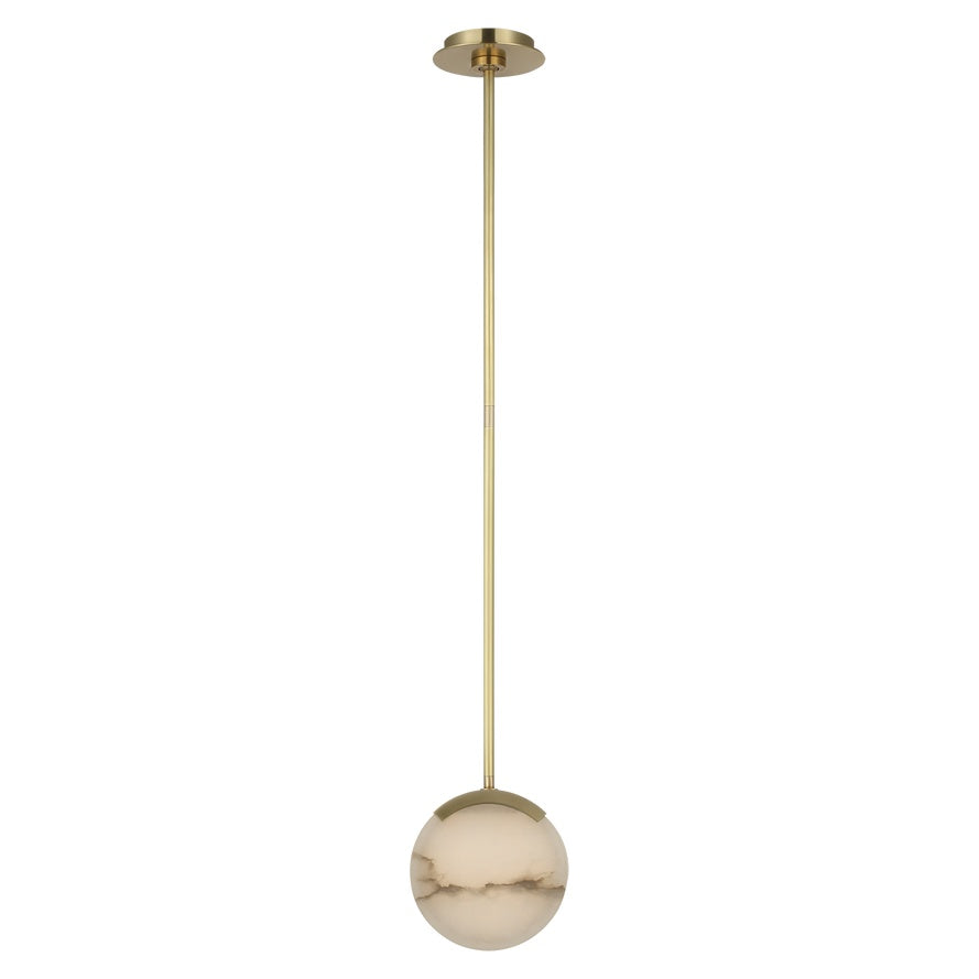 Melange 7" Pendant LIGHTING - pendant Visual Comfort Antique-Burnished Brass
