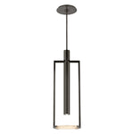 Melange Medium Floating Disc Pendant LIGHTING - pendant Visual Comfort Bronze