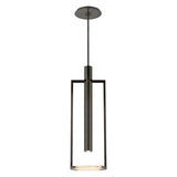 Melange Medium Floating Disc Pendant LIGHTING - pendant Visual Comfort Bronze