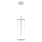 Melange Medium Floating Disc Pendant LIGHTING - pendant Visual Comfort Polished Nickel
