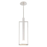 Melange Medium Floating Disc Pendant LIGHTING - pendant Visual Comfort Polished Nickel