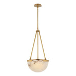 Melange Small Pendant LIGHTING - pendant Visual Comfort Antique-Burnished Brass
