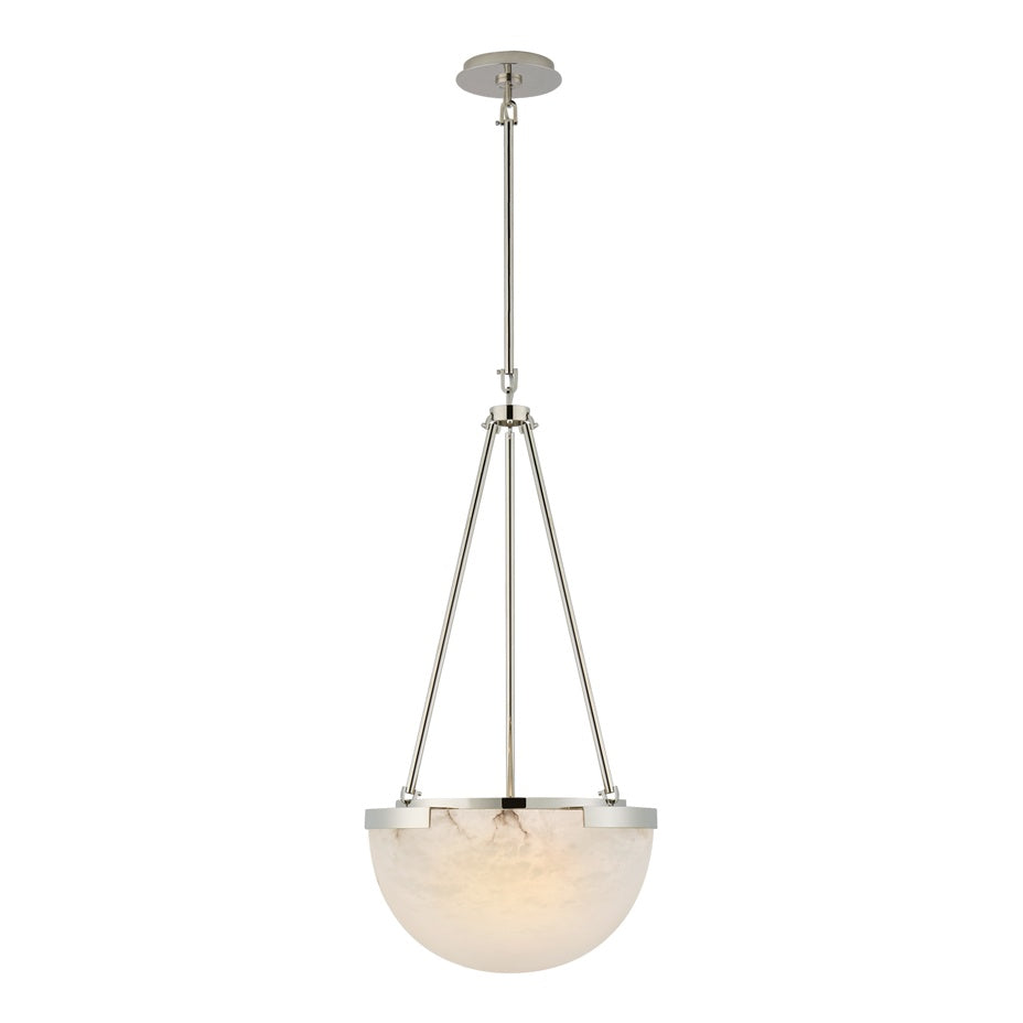 Melange Small Pendant LIGHTING - pendant Visual Comfort Polished Nickel