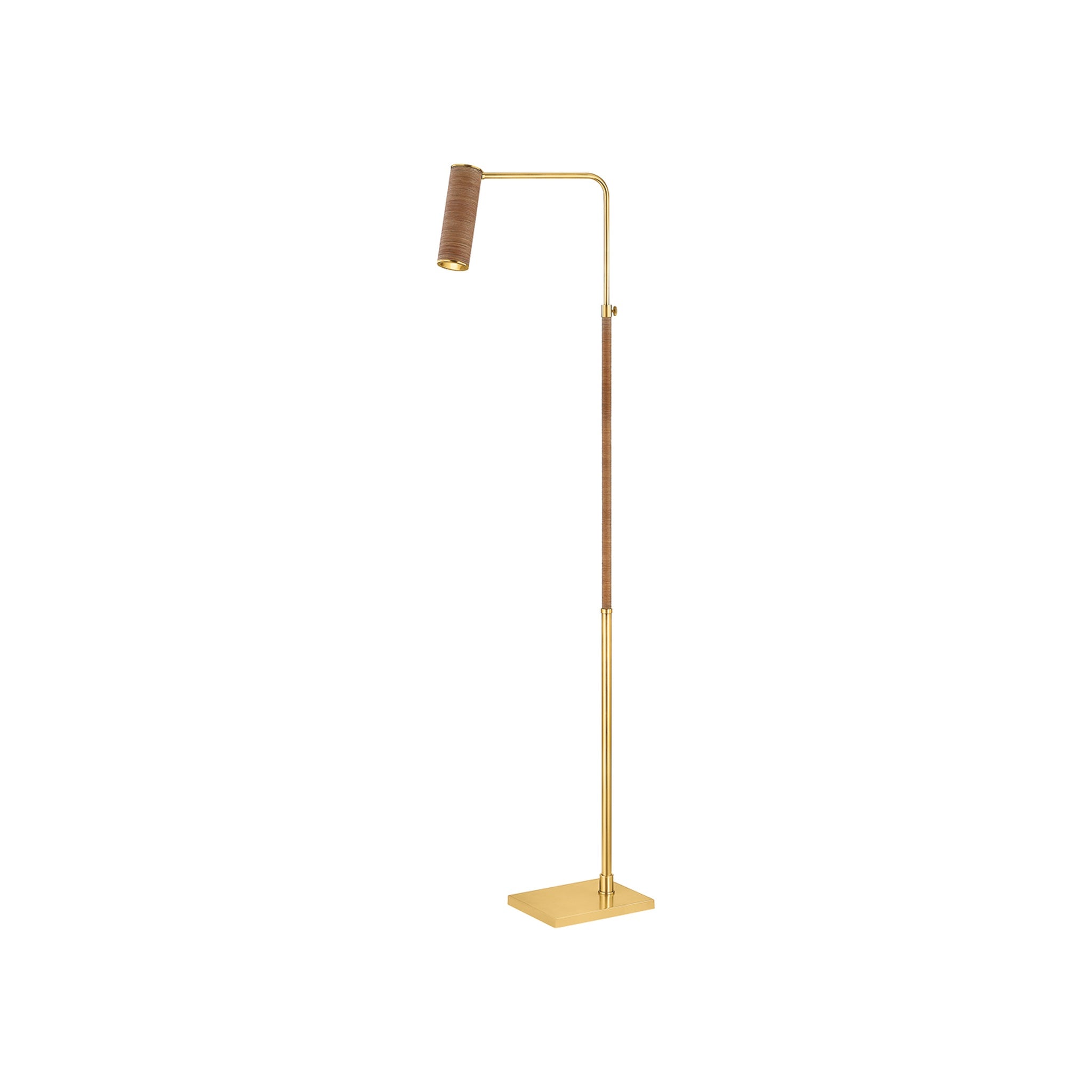 Narragansett Floor Lamp LIGHTING - floor lamp Hudson Valley Lighting Aged Brass
