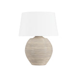 Kitchawan Table Lamp LIGHTING - table lamp Hudson Valley Lighting Aged Brass / Ceramic Artisan Cream