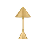Salma Rechargeable Table Lamp LIGHTING - table lamp Hudson Valley Lighting Aged Brass
