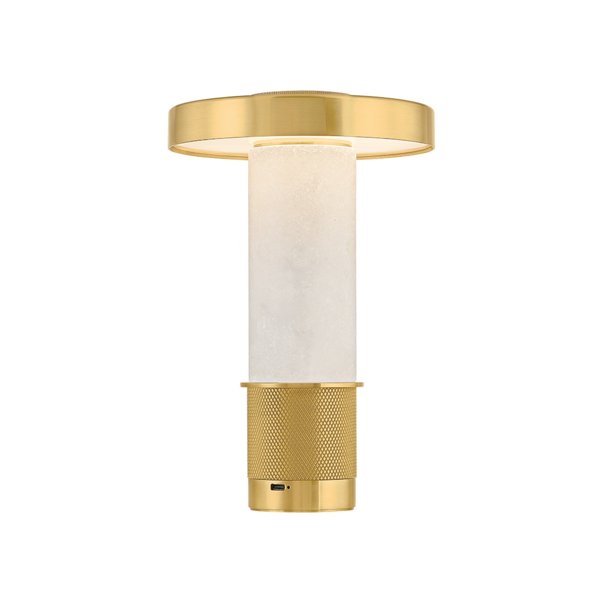 Sefton Rechargeable Table Lamp LIGHTING - table lamp Hudson Valley Lighting Aged Brass