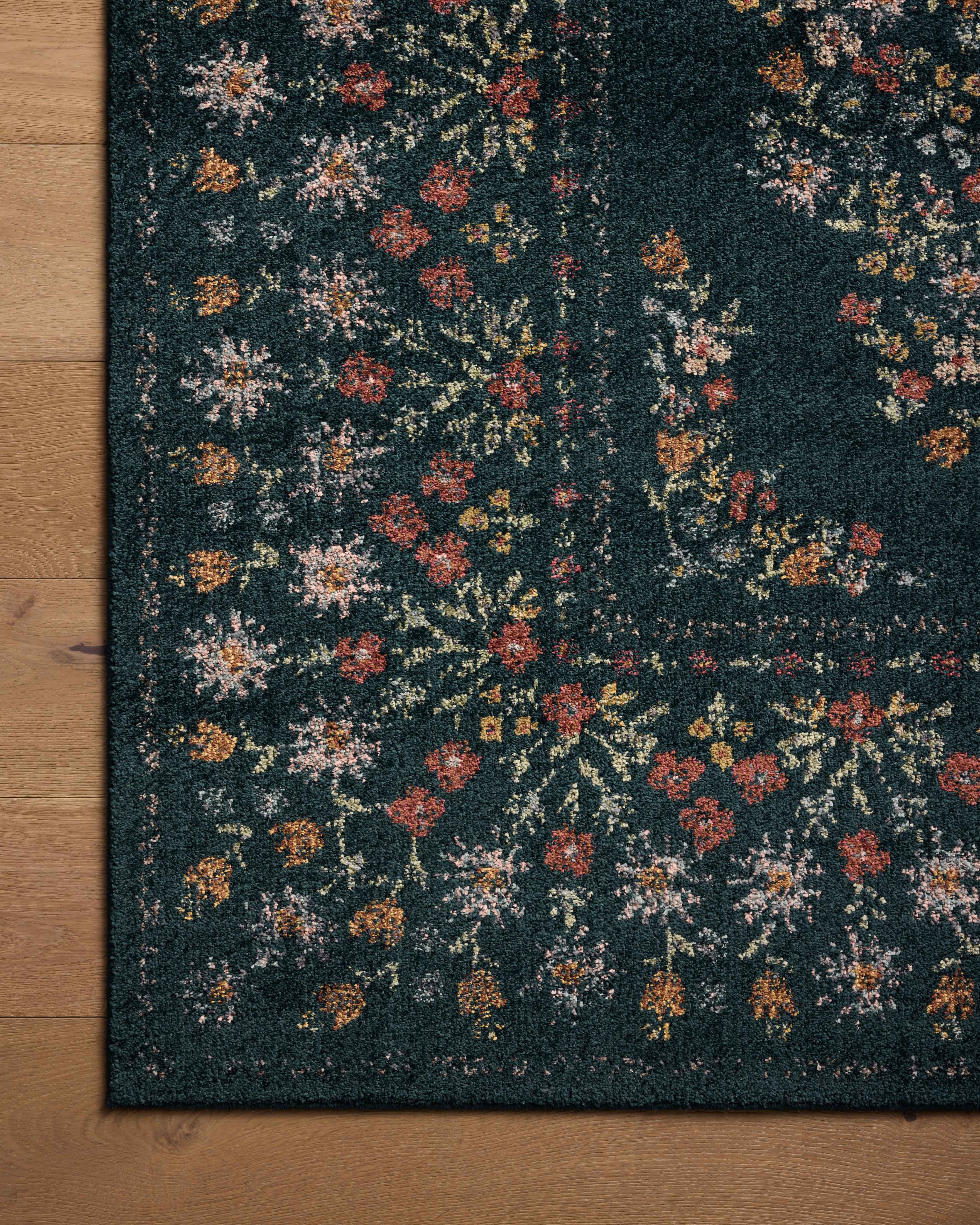 Rifle Paper Co. x Loloi Laurel Navy Rug No.2 RUGS - synthetic Loloi