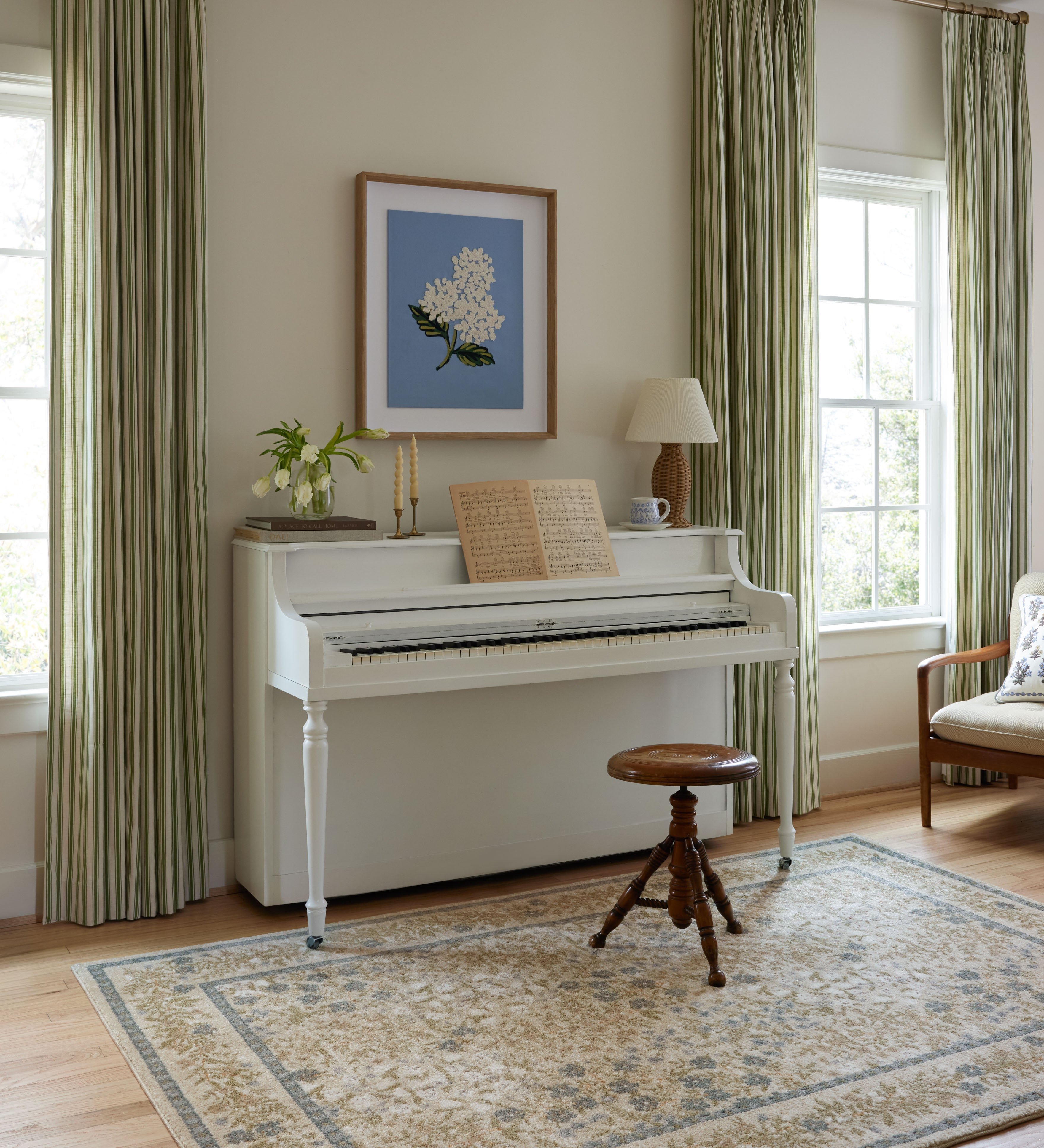 Rifle Paper Co. x Loloi Laurel Wildwood Garden Cream Rug 0-RUGS-patterned Loloi