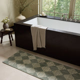 Chris Loves Julia x Loloi Lawrence Mist / Ivory Bath Mat - Rug & Weave