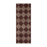 Chris Loves Julia x Loloi Lawrence Plum / Ivory Bath Mat