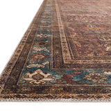 Loloi Layla Brick / Blue Rug 1-patterned Loloi