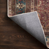 Loloi Layla Brick / Blue Rug 1-patterned Loloi
