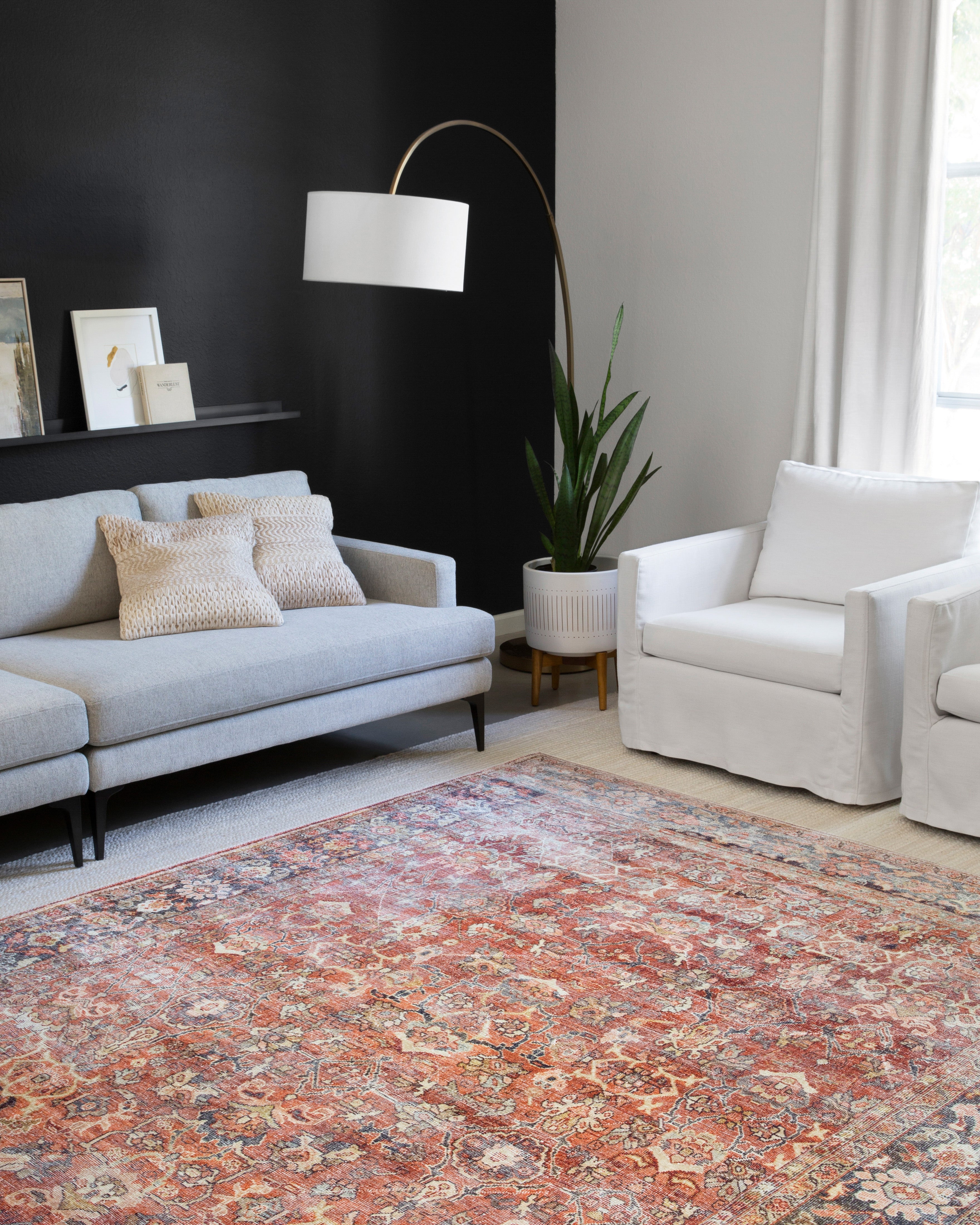 Loloi Layla Spice / Marine Rug RUGS - patterned Loloi