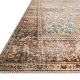 Loloi Layla Ocean / Rust Rug 1-patterned Loloi