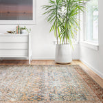 Loloi Layla Ocean / Rust Rug 1-patterned Loloi