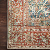 Loloi Layla Ocean / Rust Rug 1-patterned Loloi