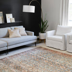 Loloi Layla Ocean / Rust Rug 1-patterned Loloi
