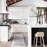 Loloi Layla Blue / Tangerine Rug RUGS - patterned Loloi