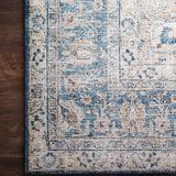 Loloi Layla Blue / Tangerine Rug RUGS - patterned Loloi
