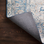 Loloi Layla Blue / Tangerine Rug RUGS - patterned Loloi