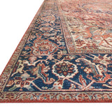 Loloi Layla Red / Navy Rug 2-RUGS - patterned Loloi