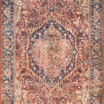 Loloi Layla Red / Navy Rug 2-RUGS - patterned Loloi